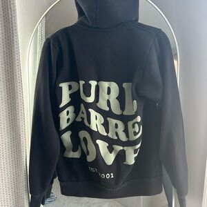 Pure Barre Love Black Hoodie
